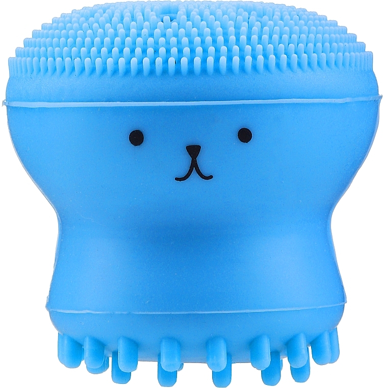 Silicone Pore Cleansing Brush, blue - Deni Carte — photo N7