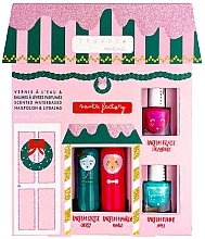 Fragrances, Perfumes, Cosmetics Inuwet Mini Charotte House (lip/balm/2x3.5g + nail/polish/2x5ml) - Set