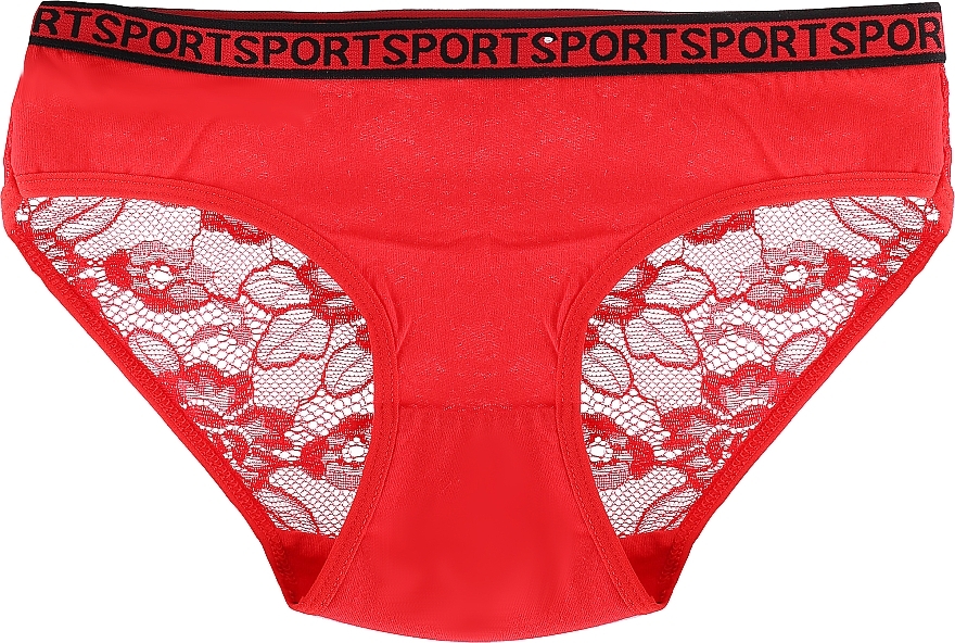 Women Lace Panties, red - Moraj — photo N1