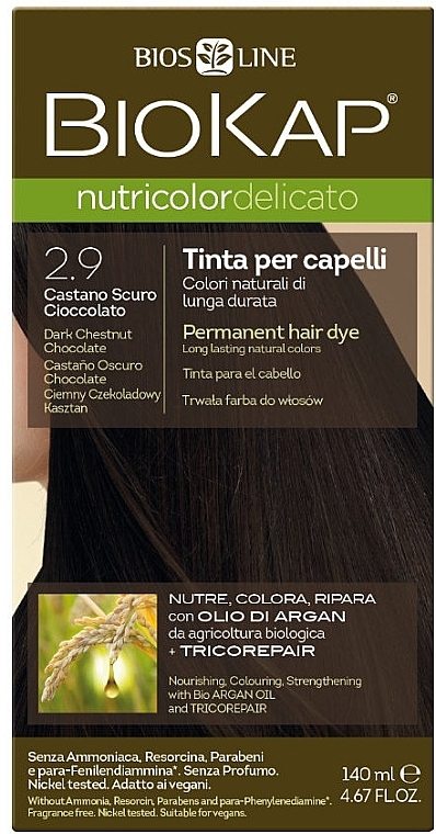 Hair Color - BiosLine Biokap Nutricolor Delicato — photo N1