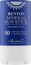 Fragrances, Perfumes, Cosmetics Mineral Sunscreen Stick - Benton Mineral Sun Stick SPF50+/PA++++