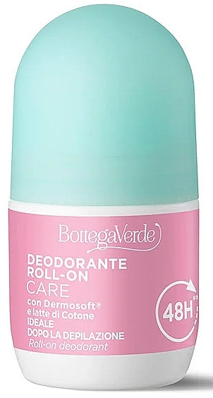 Cotton Milk Roll-On Deodorant - Bottega Verde 48H Roll-On Deodorant With Dermosoft And Cotton Milk — photo N1