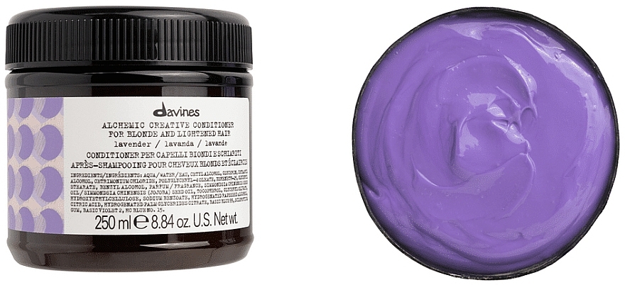 Natural & Colored Hair Conditioner (lavender) - Davines Alchemic Conditioner Lavender  — photo N2