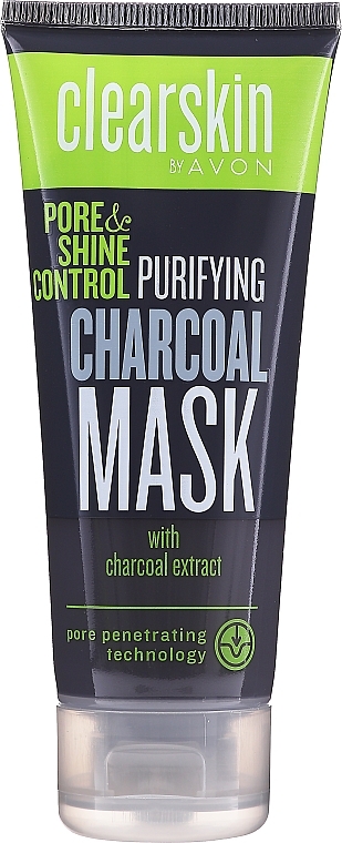 Activated Charcoal Face Mask - Avon Clearskin Pore & Shine Control Purifying Charcoal Mask  — photo N1