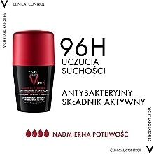 Roll-On Deodorant - Vichy Homme Clinical Control Deperspirant 96h — photo N2