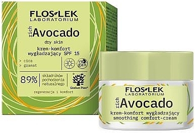 Smoothing Day Cream SPF 15 - Floslek richAvocado SPF 15 — photo N1