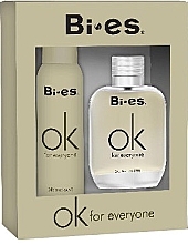 Fragrances, Perfumes, Cosmetics Bi-Es Ok For Everyone - Set (edt/100ml + deo/150ml)