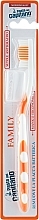 Fragrances, Perfumes, Cosmetics Toothbrush "Family", soft, orange - Pasta Del Capitano Family Morbido