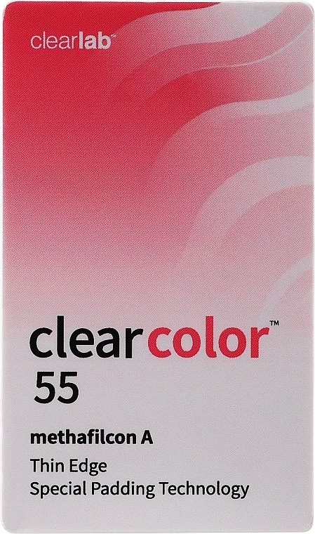 Blue Contact Lenses, 2 pcs - Clearlab Clear Color 55 — photo N1