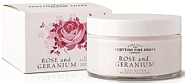 Fragrances, Perfumes, Cosmetics Body Cream Butter in Jar - Scottish Fine Soaps Rose & Geranium Body Butter