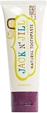 Natural Black Currant Taste Toothbrush - Jack N' Jill Natural Toothpaste Blackcurrant — photo N1