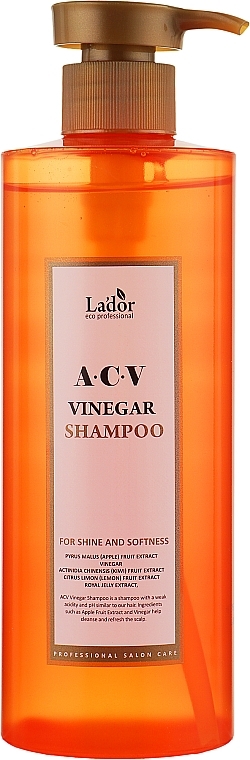 Deep Cleansing Shampoo with Apple Vinegar - La'dor ACV Vinegar Shampoo — photo N3