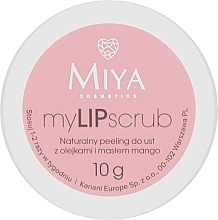 Mango Oil Lip Scrub - Miya Cosmetics myLIPscrub — photo N1