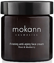 Fragrances, Perfumes, Cosmetics Lifting Anti-Aging Face Cream 'Rose & Blueberry' - Mokann Cosmetics Firming Anti-aging Face Cream Rose & Blueberry