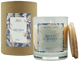 Fragrances, Perfumes, Cosmetics Biscuit & Berries Scented Candle - Ambientair Gifting Scented Candle