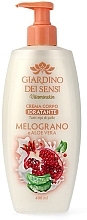 Fragrances, Perfumes, Cosmetics Body Cream - Giardino dei Sensi Pomegranate and Aloe Vera Body Cream