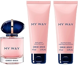 Giorgio Armani My Way - Set (edp/50ml + b/lot/75ml + sh/gel/75ml) — photo N2