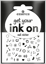 Fragrances, Perfumes, Cosmetics Nail Stickers - Essence Get Your Ink On Nail Sticker