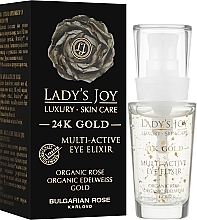 Eye Contour Elixir - Bulgarian Rose Lady's Joy Luxury 24K Gold Multi-Active Eye Elixir — photo N3