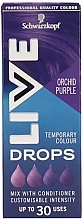 Hair Coloring Drops - Live Drops Orchid Purple Temporary Color — photo N1