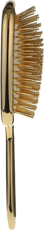 Rectangular Hair Brush with Mirror - Janeke Hairbrush With Mirror Gold — photo N7