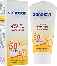 Fragrances, Perfumes, Cosmetics Baby Sunscreen - Sanosan Baby SPF 50