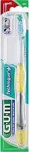 Technique+ Toothbrush, soft, yellow - G.U.M Soft Regular Toothbrush — photo N1