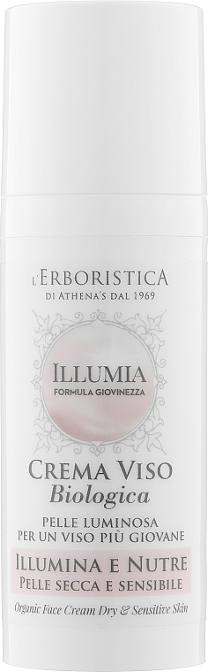 Dry & Sensitive Skin Organic Nourishment and Illumination Cream - Athena's Erboristica Organic Face Cream — photo N1
