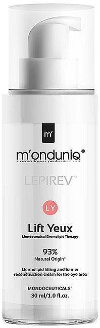 Dermolipid Eye Cream - M'onduniq Lepirev Dermolipid Lifting & Barrier Reconstruction Cream For The Eye Area — photo N1