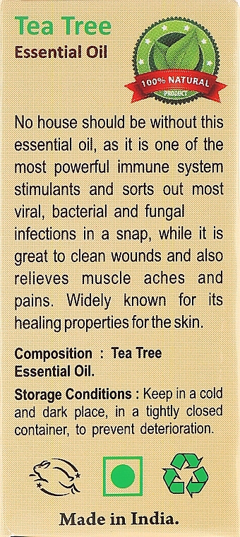 Essential Oil ‘Tea Tree’ - Sattva Ayurveda Tea Tree Essential Oil — photo N3