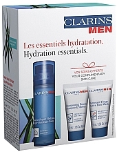 Fragrances, Perfumes, Cosmetics Set - Clarins Men Hydration Essentials (f/balm/50ml + wash/gel/30ml + shm/sh/gel/30ml)