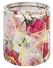 Fragrances, Perfumes, Cosmetics Scented Candle in Glass "Rose with Crystals" - Bolsius Rose With Crystals Scented Candle In Glass