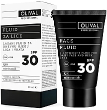 Light Face & Neck Sunscreen Fluid SPF 30 - Olival Professional Face Fluid SPF 30 — photo N1