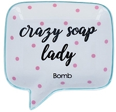 Fragrances, Perfumes, Cosmetics Soap Dish - Bomb Cosmetics Soap Dish Crazy Soap Lady