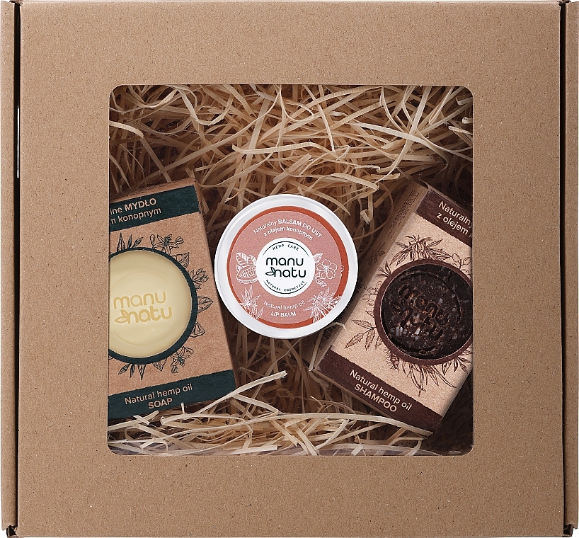 Set - Manu Natu (shmp/90g + soap/100g + balm/30ml) — photo N1