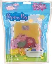 Fragrances, Perfumes, Cosmetics Bath Sponge "Peppa Pig", yellow-pink - Suavipiel Peppa Pig Bath Sponge