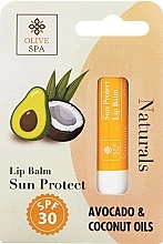 Vanilla Lip Balm - Olive Spa Naturals Sun Protect Lip Balm — photo N1