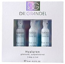 Fragrances, Perfumes, Cosmetics Moisturizing Ampoule Concentrate with Hyaluronic Acid Filler - Dr. Grandel Hyaluron