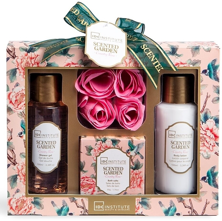 Beauty Set - IDC Institute Scented Garden (sh/gel/100ml + b/lot/100ml + b/salt/50g+ soap) — photo N1