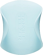 Head Massage Brush, Blue - Tangle Teezer The Scalp Exfoliator & Massager Seafoam  — photo N3