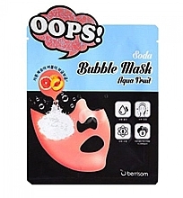 Fragrances, Perfumes, Cosmetics Foaming Moisturizing Sheet Mask - Berrisom Soda Bubble Mask Aqua Fruit