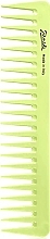 Wide-Toothed Comb, lime - Janeke Supercomb Wide Teeth Lime Fluo — photo N1