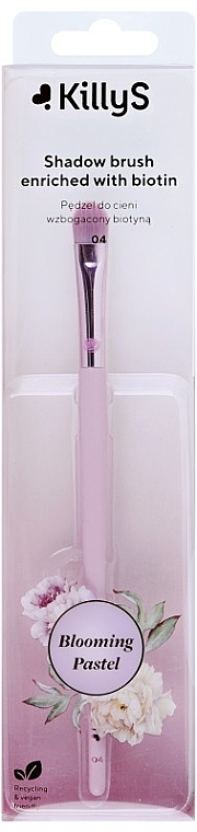 Biotin Eyeshadow Brush, 04 - KillyS Blooming Pastel Shadow Brush — photo N4