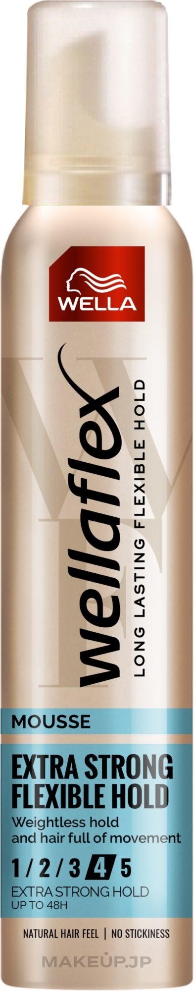 Extra Strong Hold Styling Hair Mousse - Wella Wellaflex — photo 200 ml