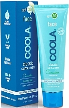Fragrances, Perfumes, Cosmetics Moisturizing Face Cream - Coola Classic Face Sunscreen Moisturizer SPF30