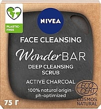Natural Facial Scrub - Nivea WonderBar Deep Cleansing Scrub — photo N1