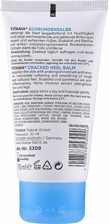 Cracked Heel Balm - Titania Cracked Heel Balm — photo N3