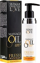 Fragrances, Perfumes, Cosmetics Fresh Orangeade Massage Oil - Sezmar Collection Love Massage Oil Fresh Orangeade