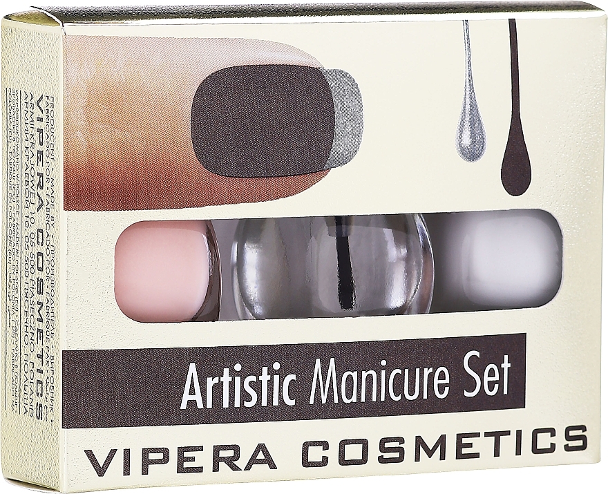 Nail Polish Set - Vipera Artistic Manicure Set (nail/pol/3x5,5ml)  — photo N1