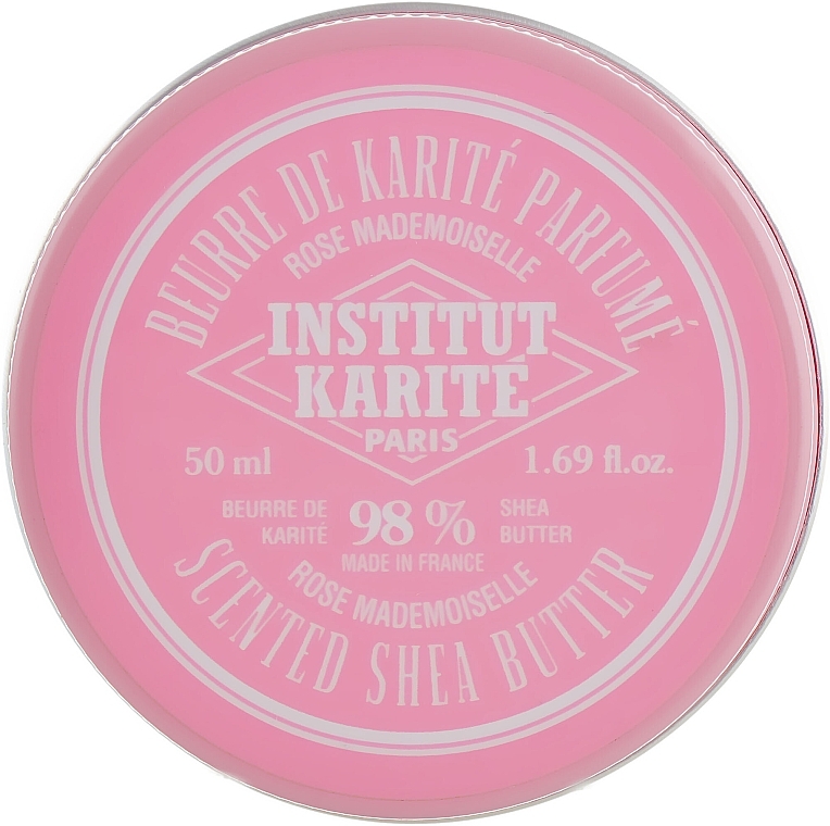 Rose Sceted Shea Butter 98% - Institut Karite Rose Mademoiselle Scented Shea Butter — photo N4